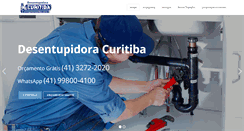 Desktop Screenshot of desentupidoracuritiba.com.br
